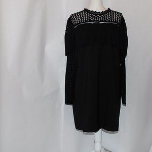 Kensis Black long sleeve dress